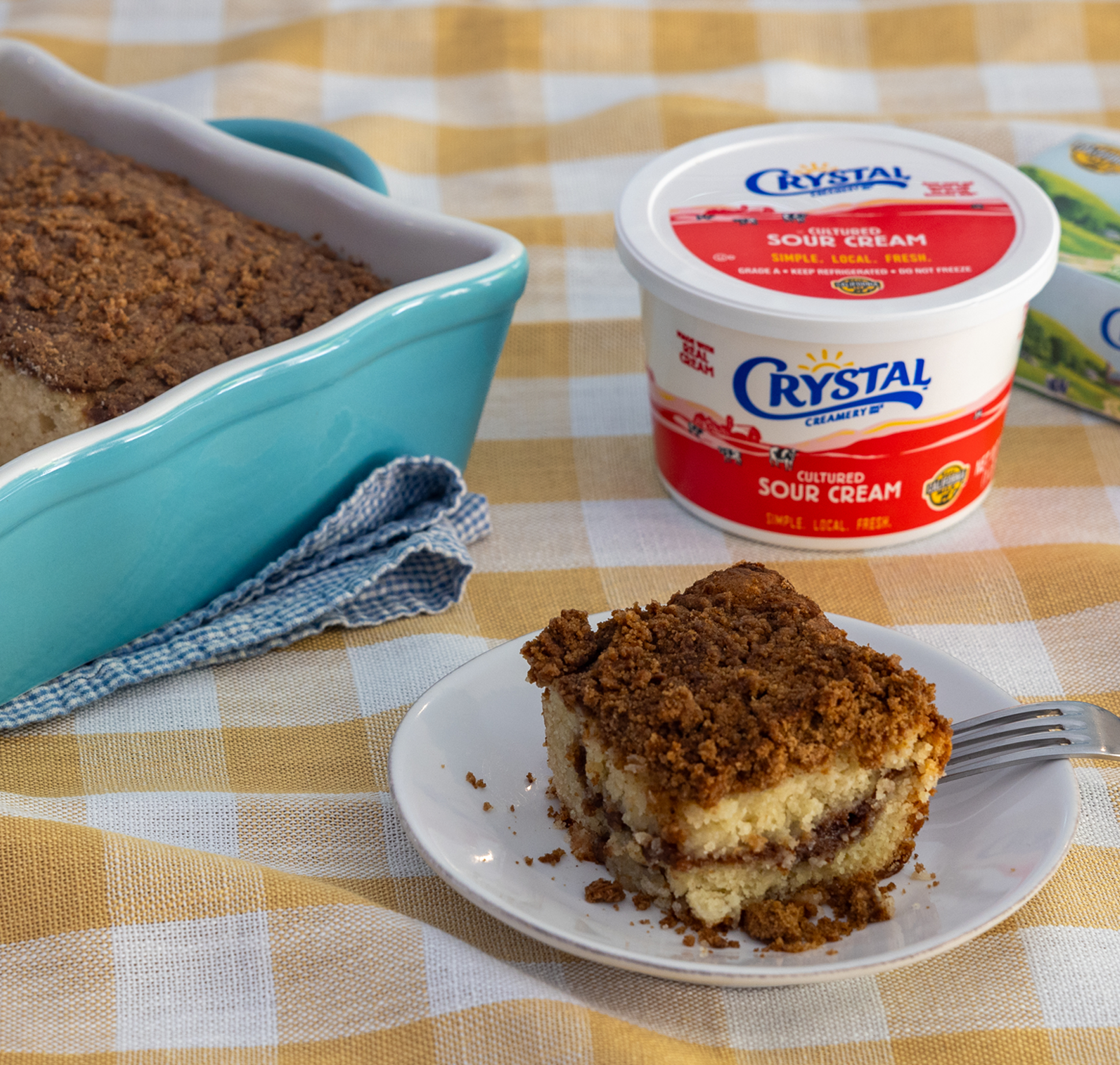 Cinnamon Coffee Cake | Crystal Creamery