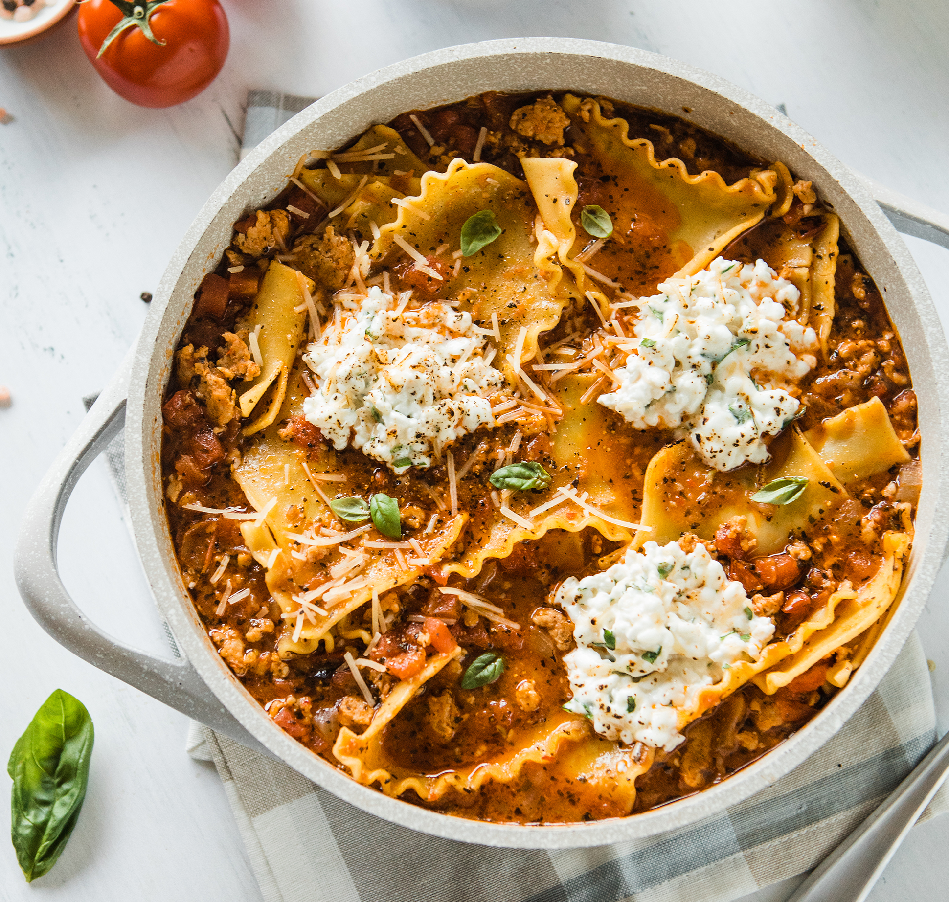 Lazy Day Lasagna Soup Recipe | Crystal Creamery