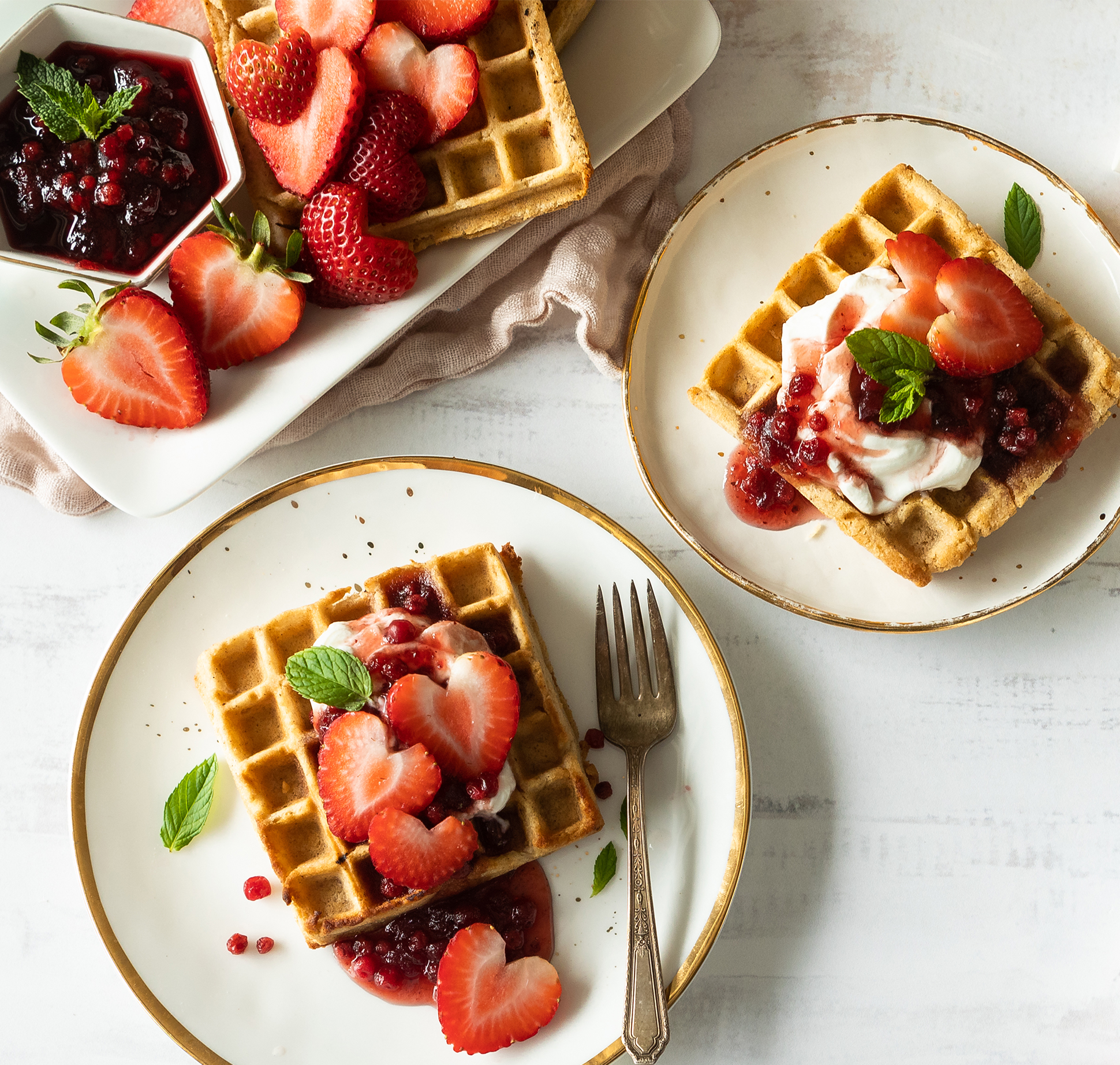 Scandinavian Butter Waffles Recipe | Crystal Creamery