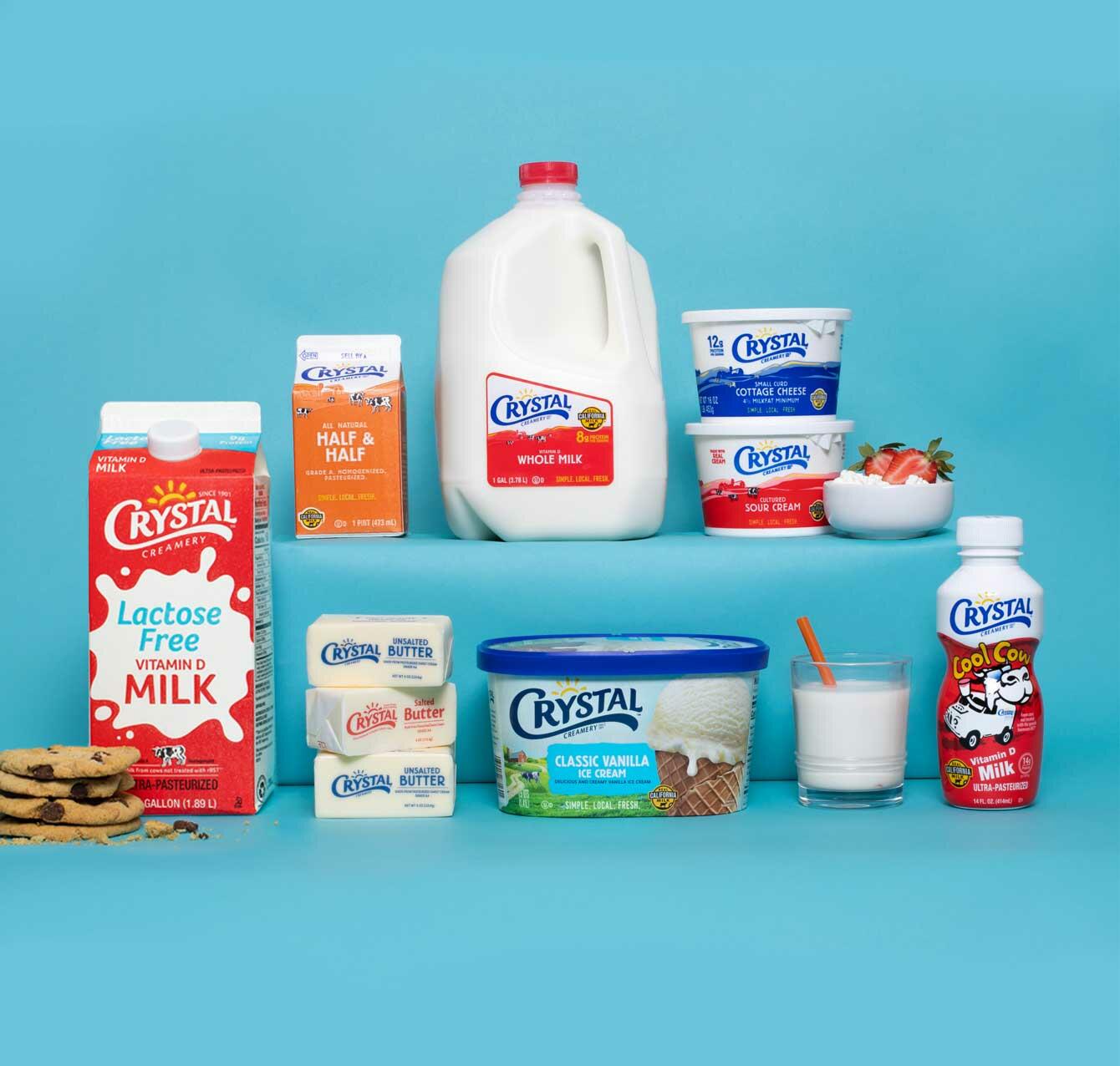 Our Products | Crystal Creamery
