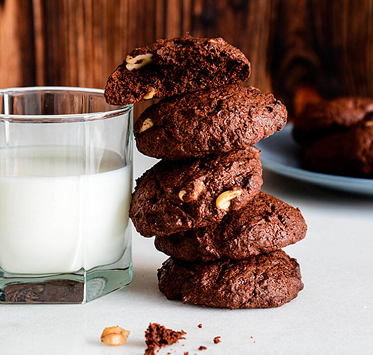 Chocolate Chocolate Chunk Cookies