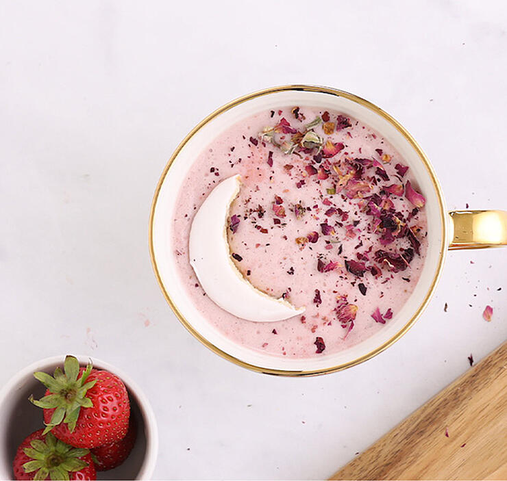 Strawberry Moon Milk