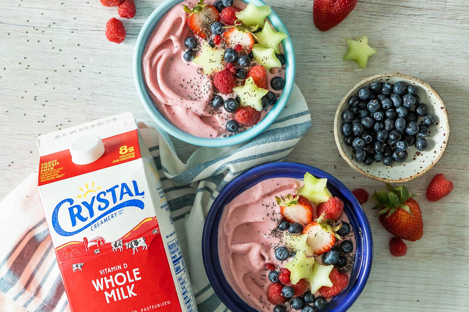 Red, White & Blue Summer Smoothie Bowl