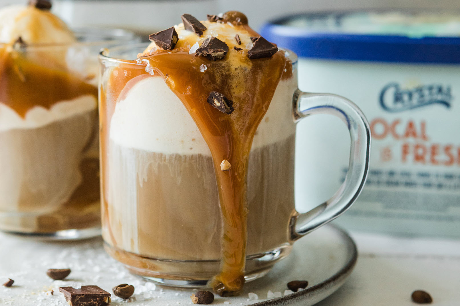 Salted Caramel Affogato