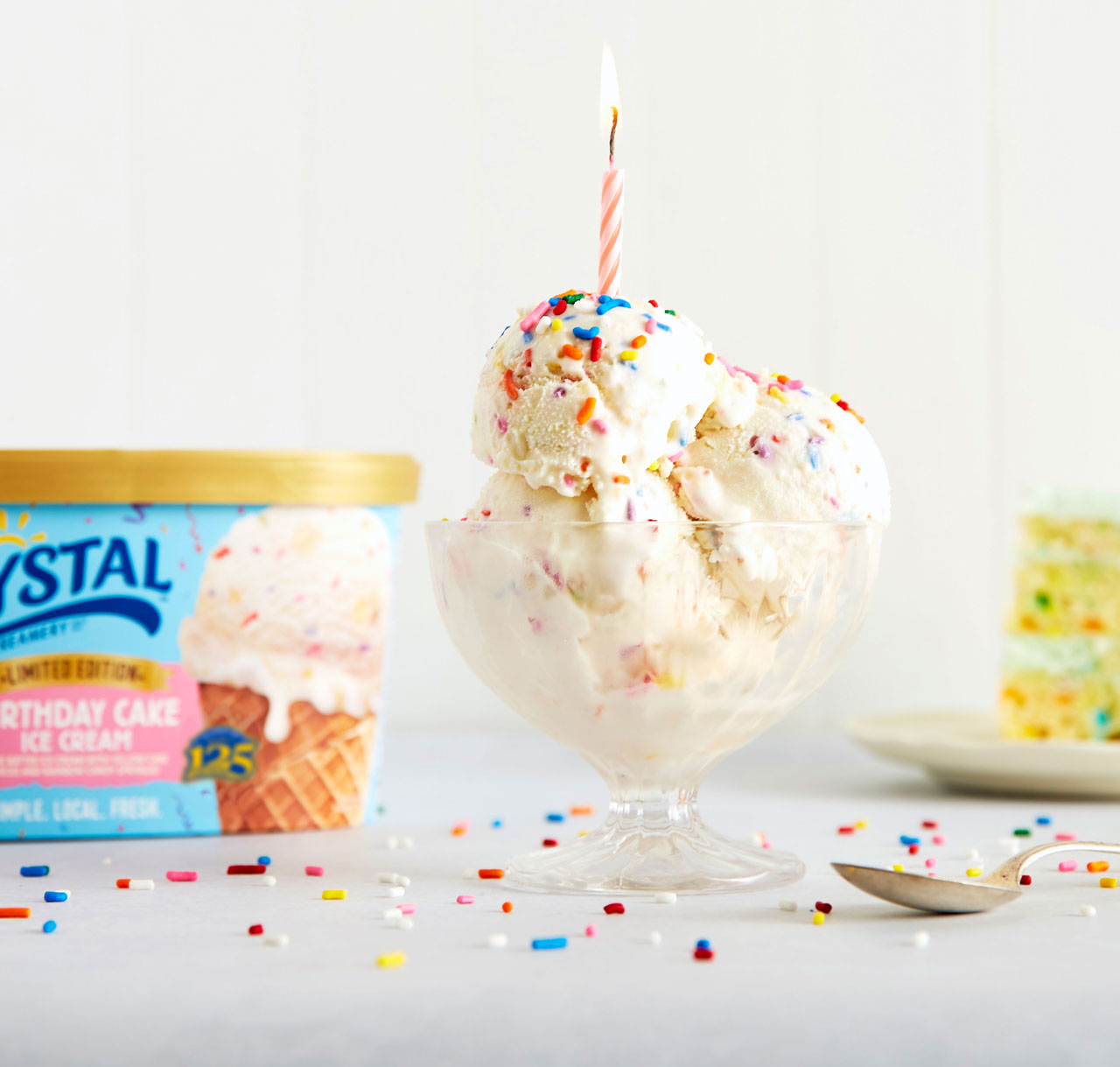 Picture of Bananas Foster Cake Ice Cream